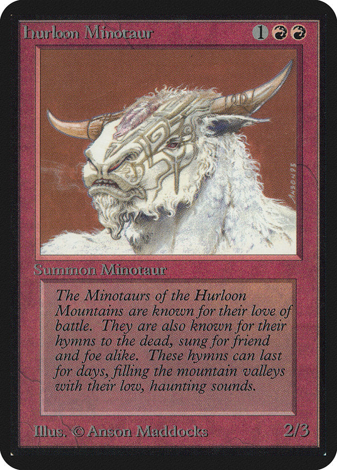 Hurloon Minotaur [Alpha Edition] | Black Swamp Games