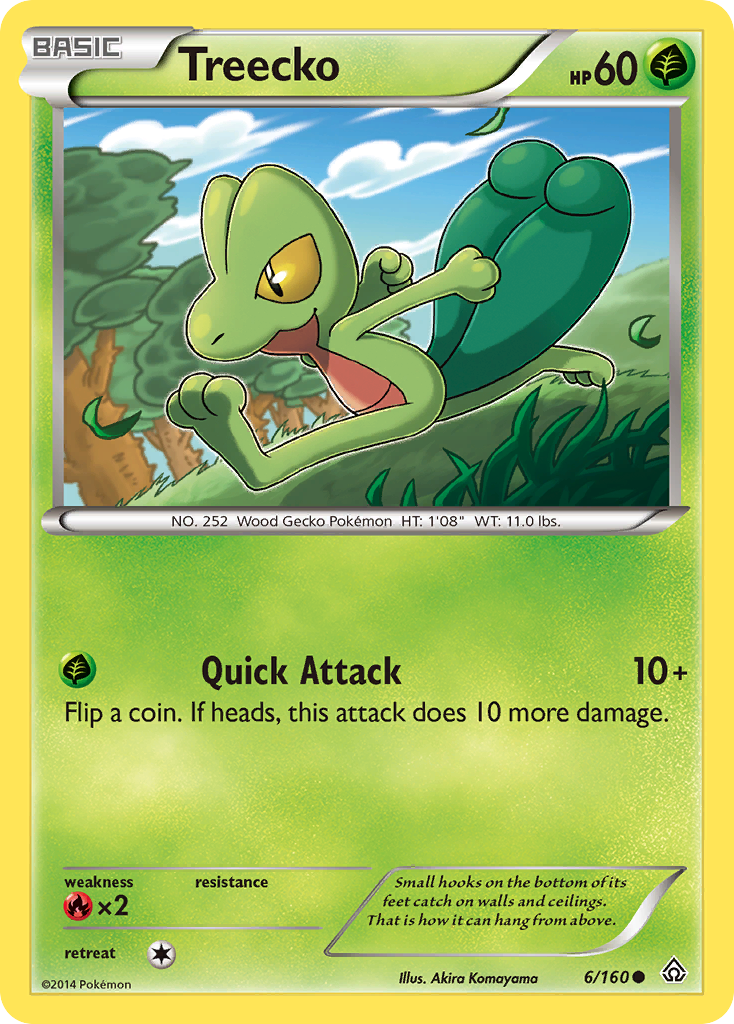 Treecko (6/160) [XY: Primal Clash] | Black Swamp Games