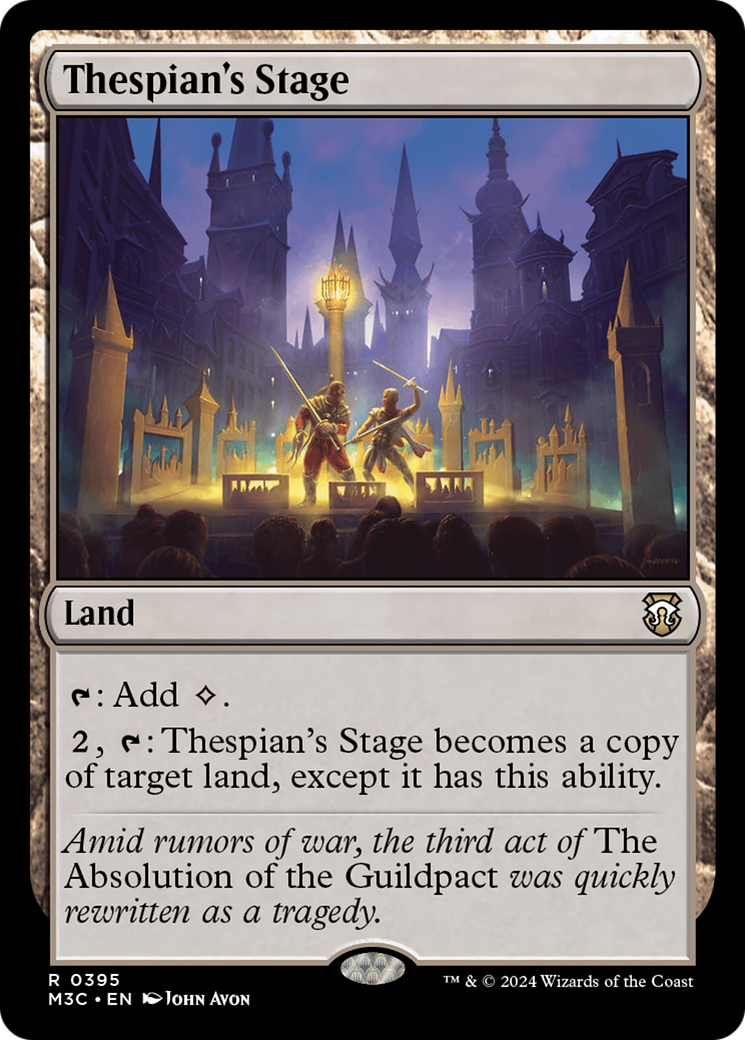 Thespian's Stage (Ripple Foil) [Modern Horizons 3 Commander] | Black Swamp Games