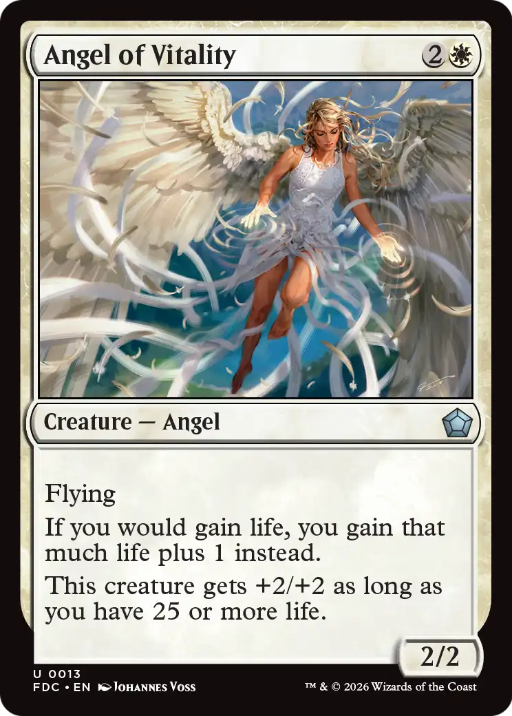 Angel of Vitality [Foundations Commander] | Black Swamp Games