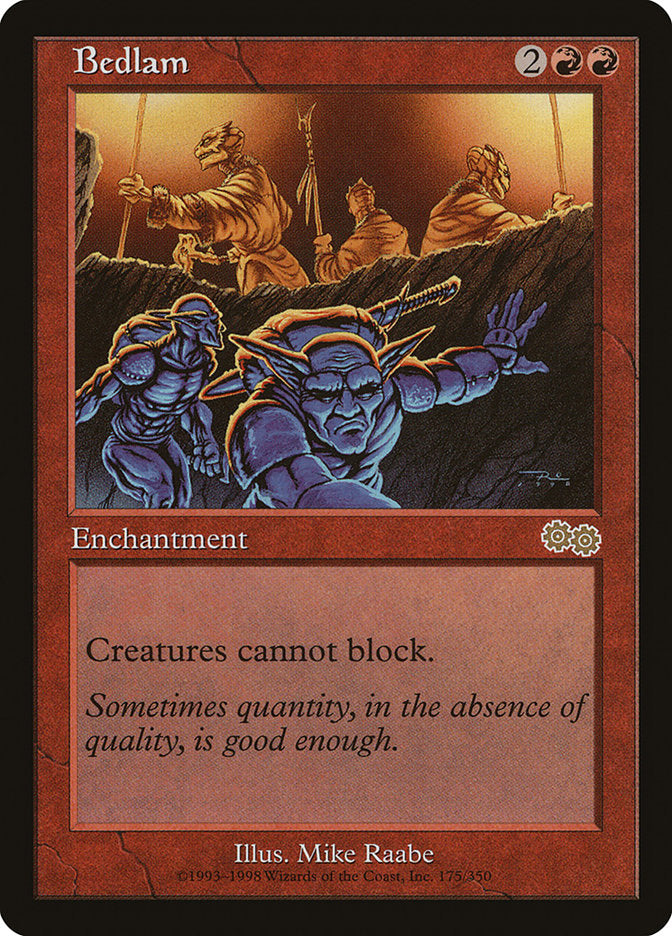 Bedlam [Urza's Saga] | Black Swamp Games
