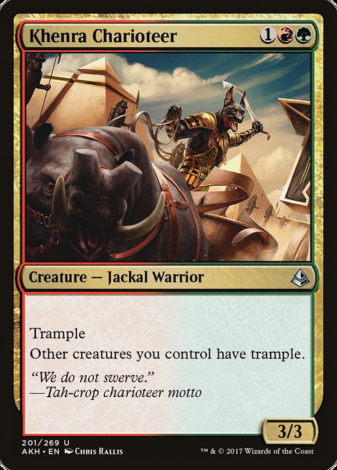 Khenra Charioteer [Amonkhet] | Black Swamp Games