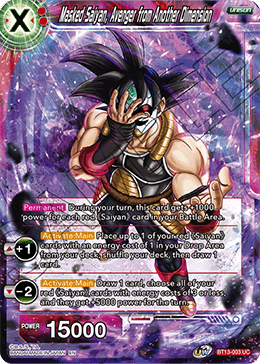 Masked Saiyan, Avenger from Another Dimension (Uncommon) (BT13-003) [Supreme Rivalry] | Black Swamp Games