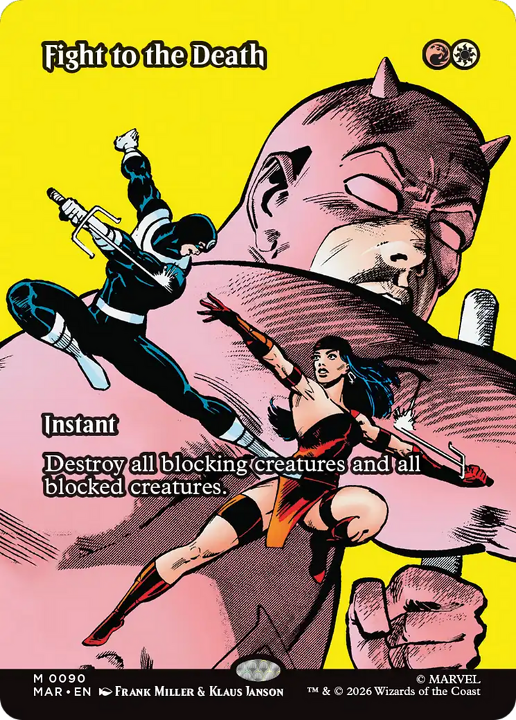 Fight to the Death (Borderless) [Marvel Universe: Eternal-Legal] | Black Swamp Games