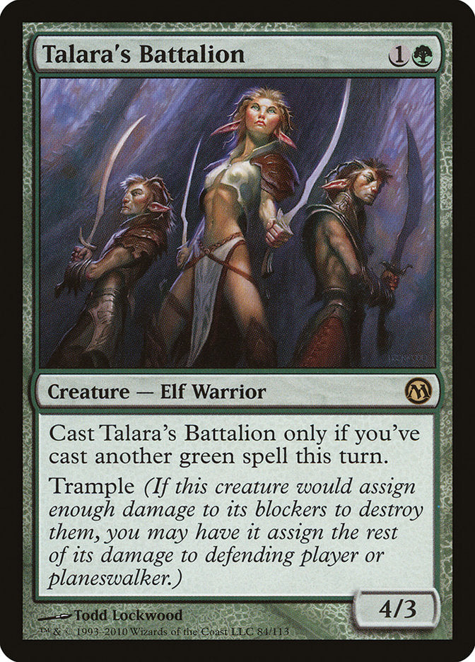 Talara's Battalion [Duels of the Planeswalkers] | Black Swamp Games