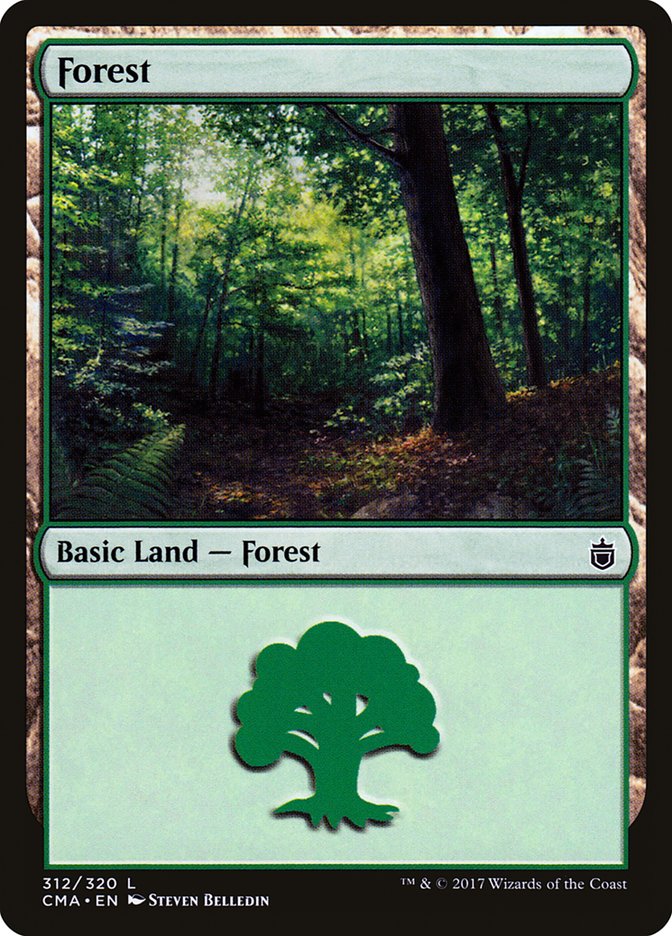 Forest (312) [Commander Anthology] | Black Swamp Games