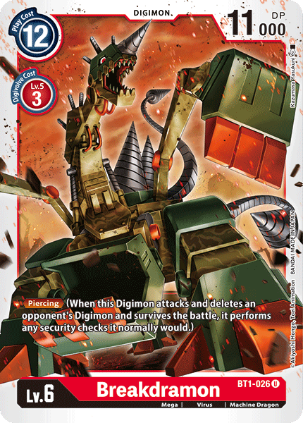 Breakdramon [BT1-026] [Release Special Booster Ver.1.0] | Black Swamp Games