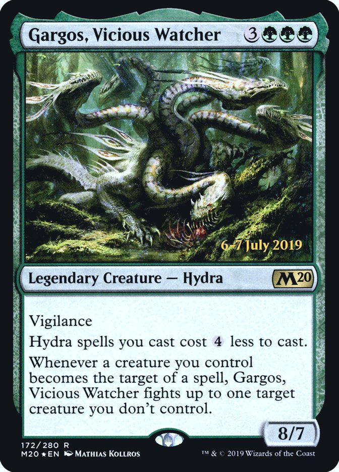 Gargos, Vicious Watcher [Core Set 2020 Prerelease Promos] | Black Swamp Games