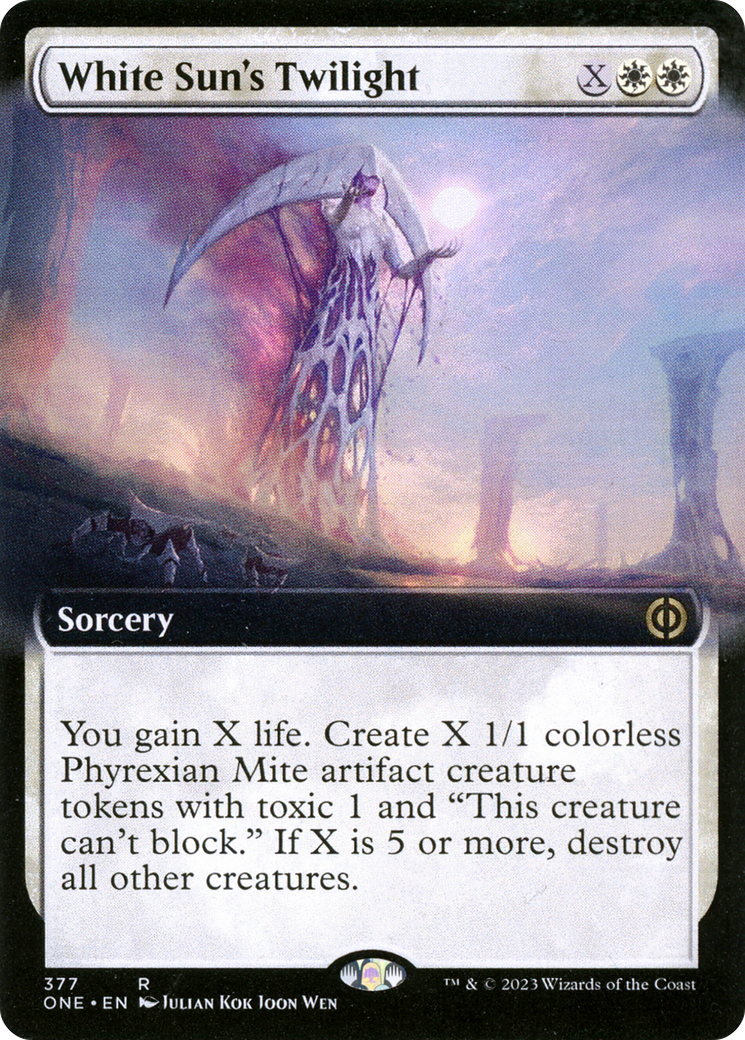 White Sun's Twilight (Extended Art) [Phyrexia: All Will Be One] | Black Swamp Games