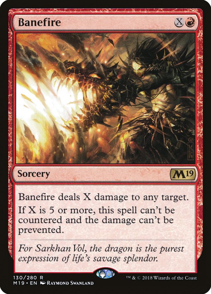 Banefire [Core Set 2019] | Black Swamp Games