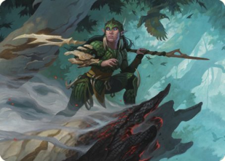 Gwenna, Eyes of Gaea Art Card [The Brothers' War Art Series] | Black Swamp Games