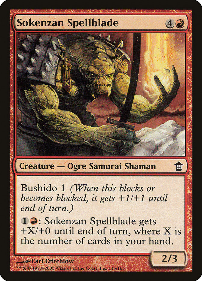 Sokenzan Spellblade [Saviors of Kamigawa] | Black Swamp Games