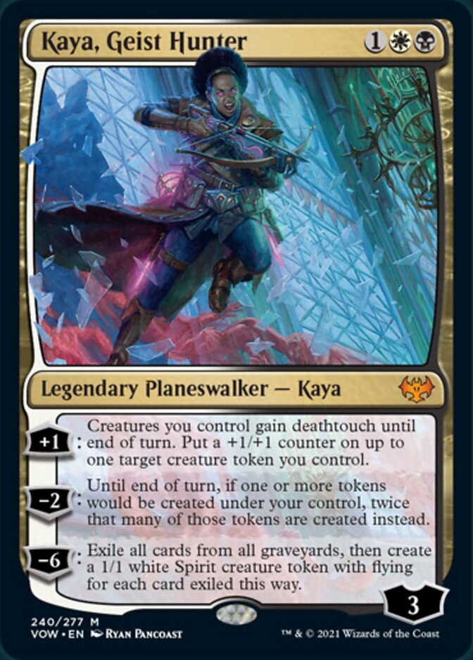 Kaya, Geist Hunter [Innistrad: Crimson Vow] | Black Swamp Games