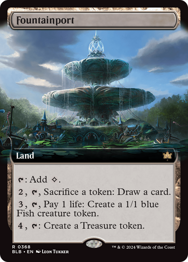 Fountainport (Extended Art) [Bloomburrow] | Black Swamp Games