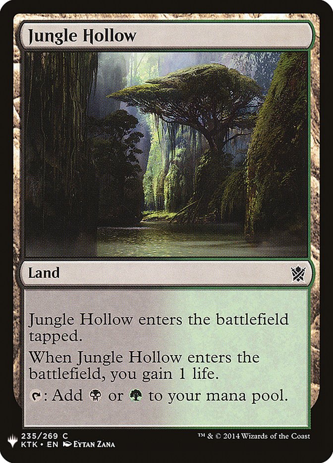 Jungle Hollow [Mystery Booster] | Black Swamp Games