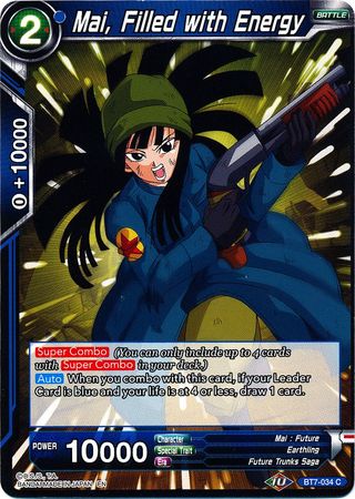Mai, Filled with Energy (BT7-034) [Assault of the Saiyans] | Black Swamp Games