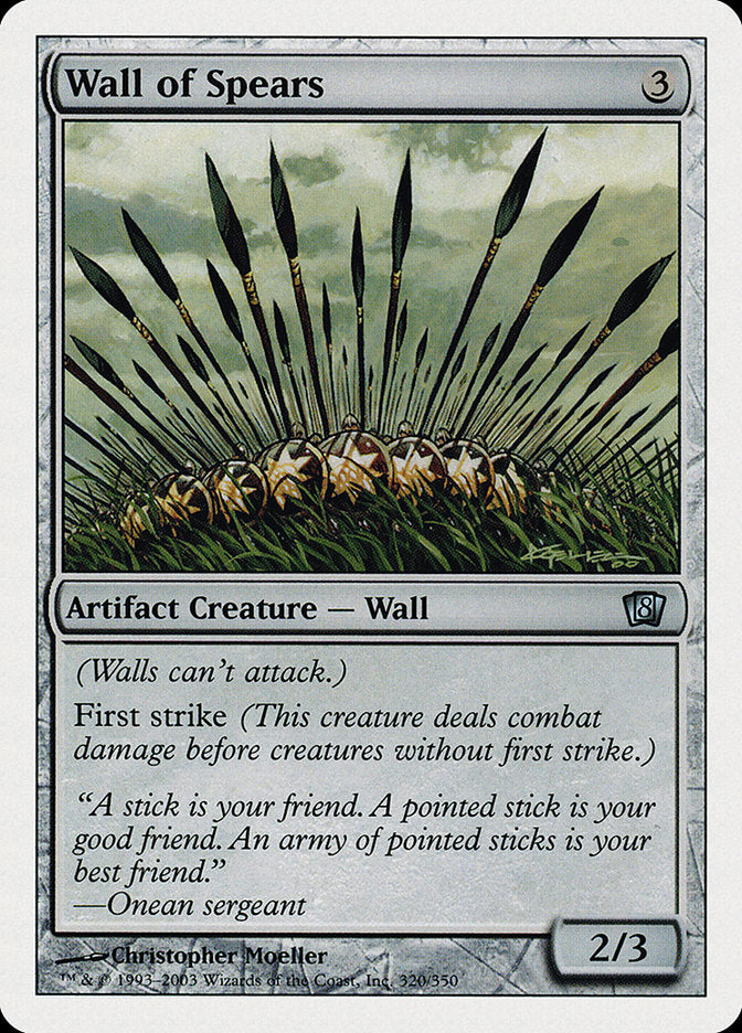 Wall of Spears [Eighth Edition] | Black Swamp Games