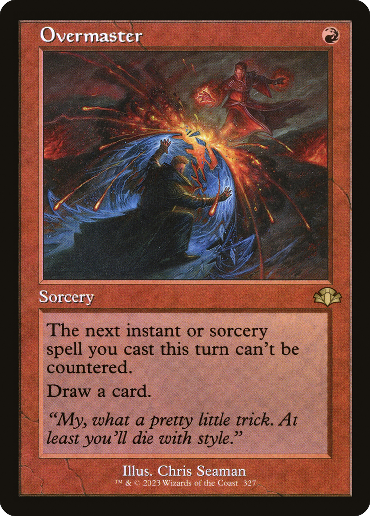 Overmaster (Retro) [Dominaria Remastered] | Black Swamp Games