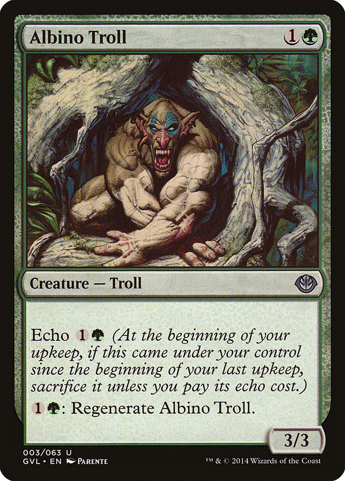 Albino Troll (Garruk vs. Liliana) [Duel Decks Anthology] | Black Swamp Games