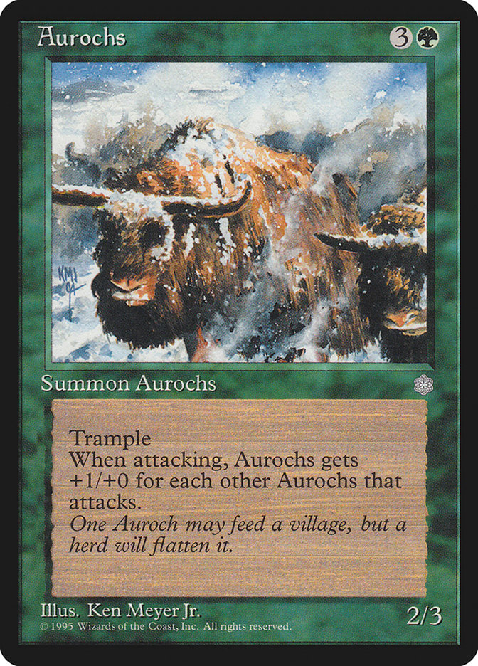 Aurochs [Ice Age] | Black Swamp Games