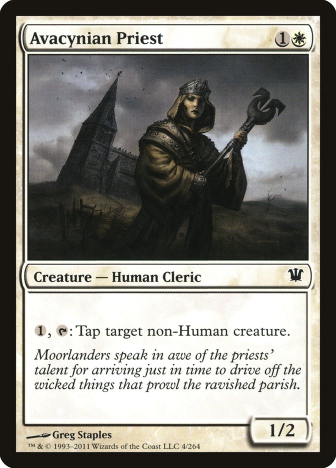 Avacynian Priest [Innistrad] | Black Swamp Games