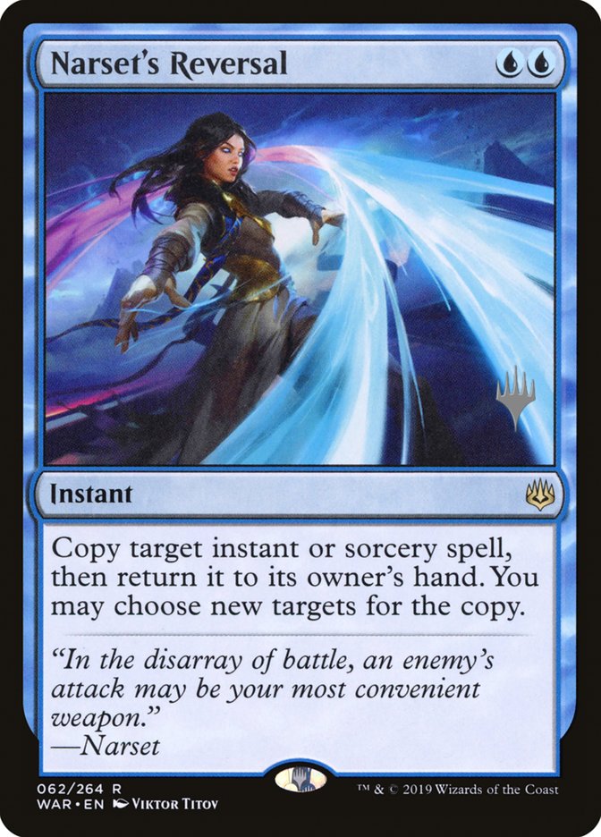 Narset's Reversal (Promo Pack) [War of the Spark Promos] | Black Swamp Games