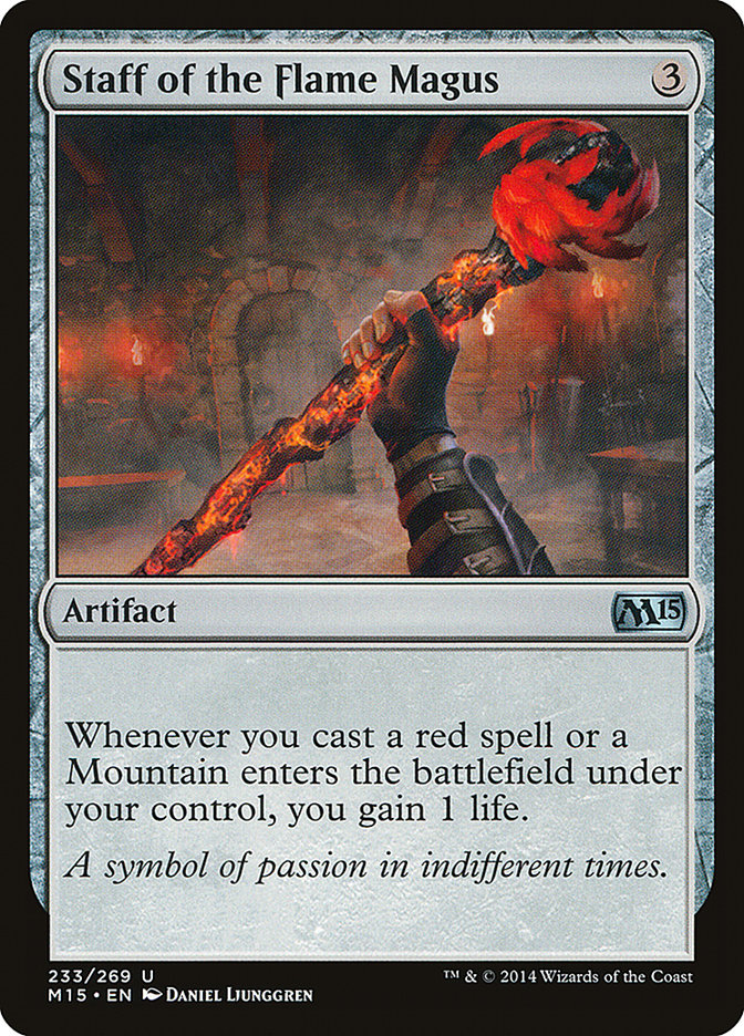 Staff of the Flame Magus [Magic 2015] | Black Swamp Games