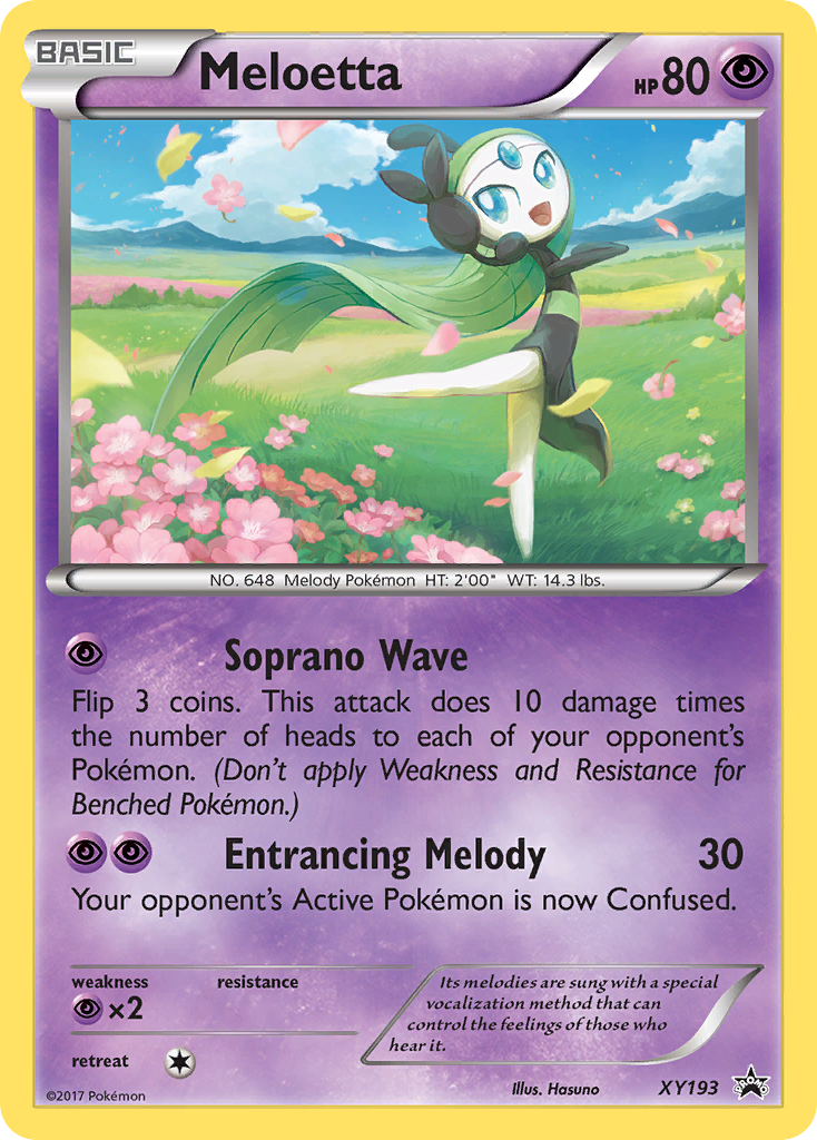 Meloetta (XY193) [XY: Black Star Promos] | Black Swamp Games