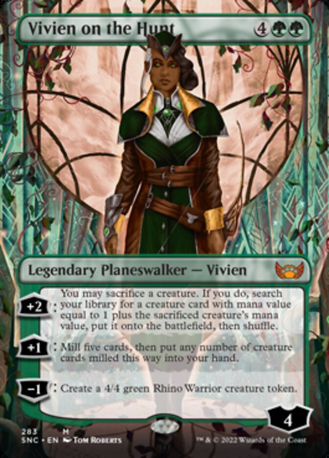 Vivien on the Hunt (Borderless) [Streets of New Capenna] | Black Swamp Games