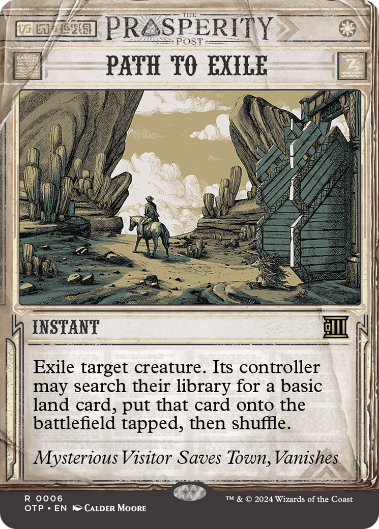 Path to Exile [Outlaws of Thunder Junction: Breaking News] | Black Swamp Games
