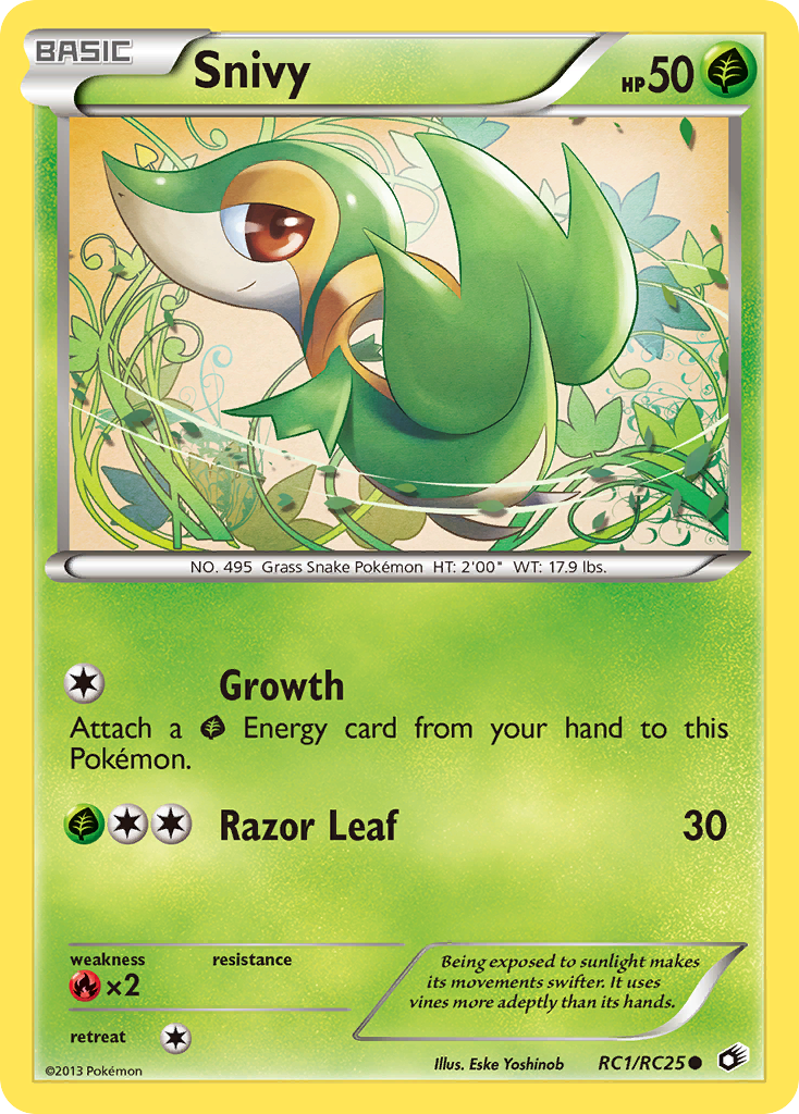 Snivy (RC1/RC25) [Black & White: Legendary Treasures] | Black Swamp Games