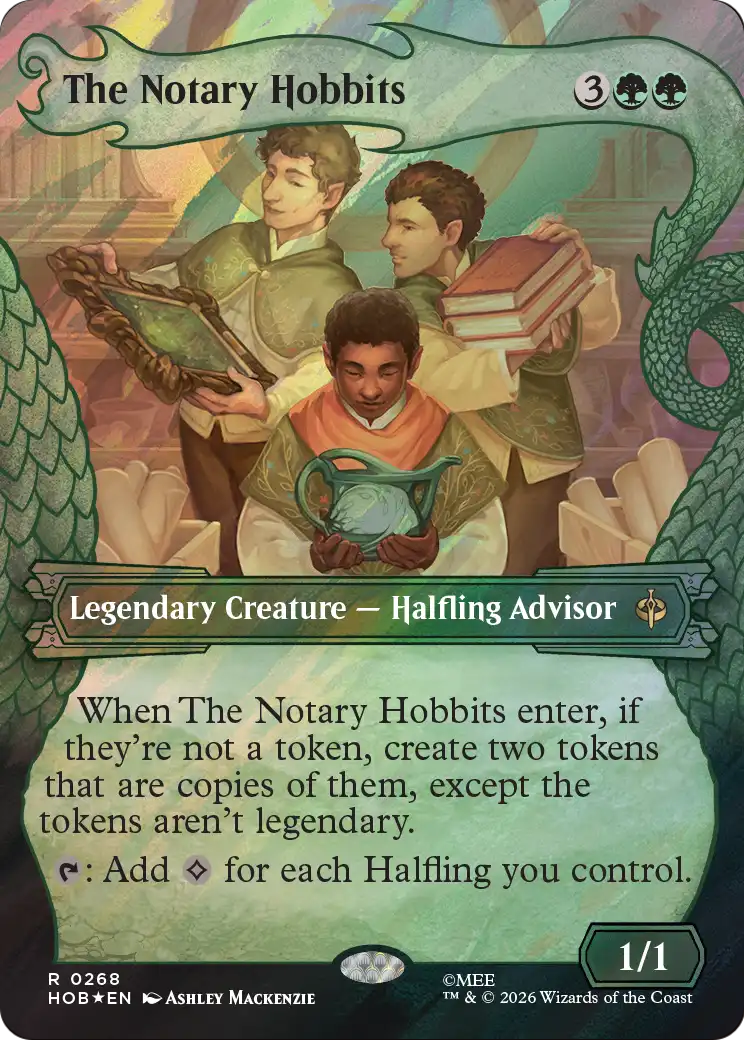 The Notary Hobbits (Showcase) (Surge Foil) [The Hobbit] | Black Swamp Games