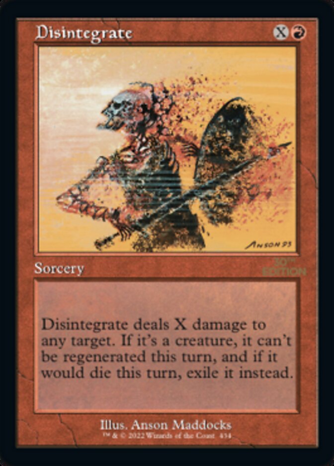 Disintegrate (Retro) [30th Anniversary Edition] | Black Swamp Games
