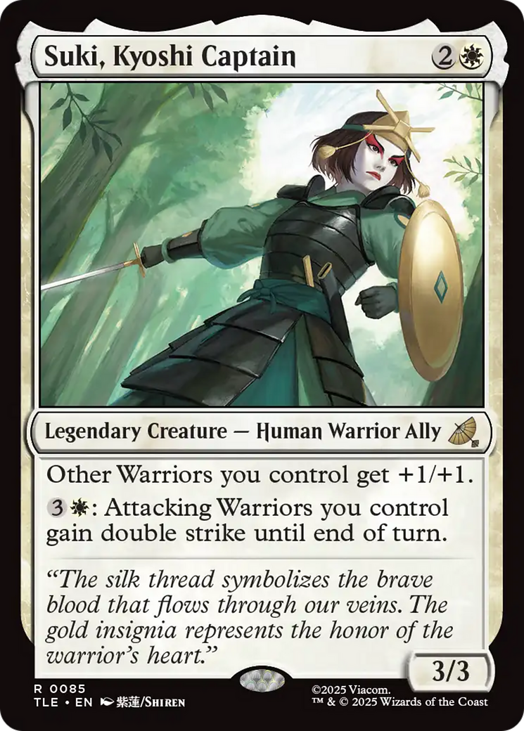 Suki, Kyoshi Captain [Avatar: The Last Airbender: Eternal-Legal] | Black Swamp Games