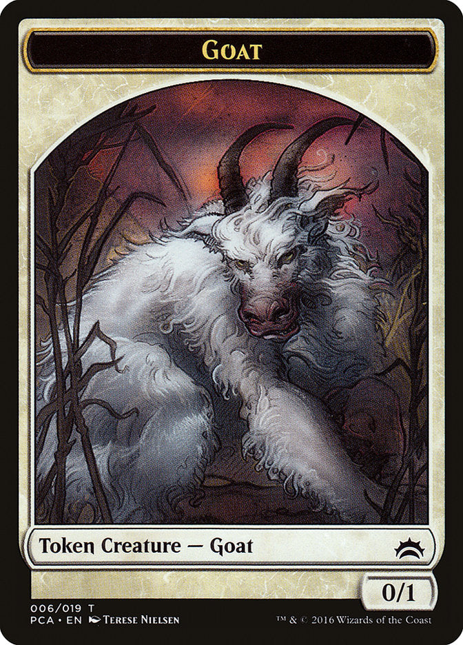 Goat // Insect Double-Sided Token [Planechase Anthology Tokens] | Black Swamp Games