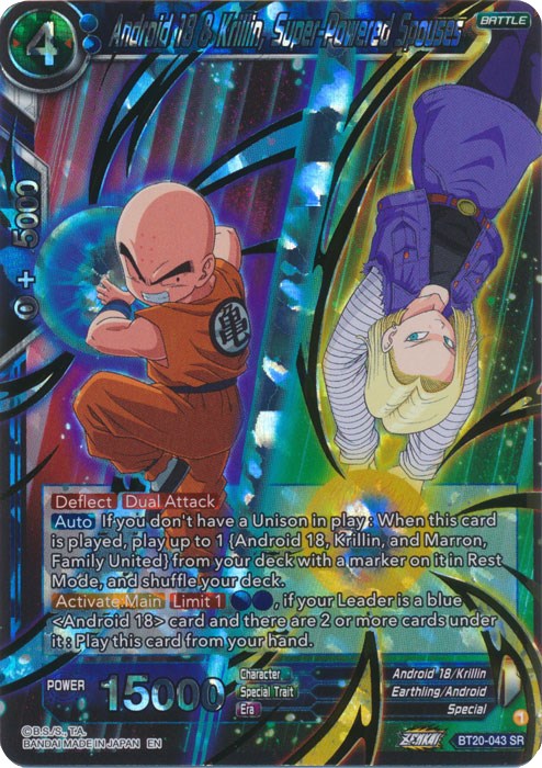 Android 18 & Krillin, Super-Powered Spouses (BT20-043) [Power Absorbed] | Black Swamp Games