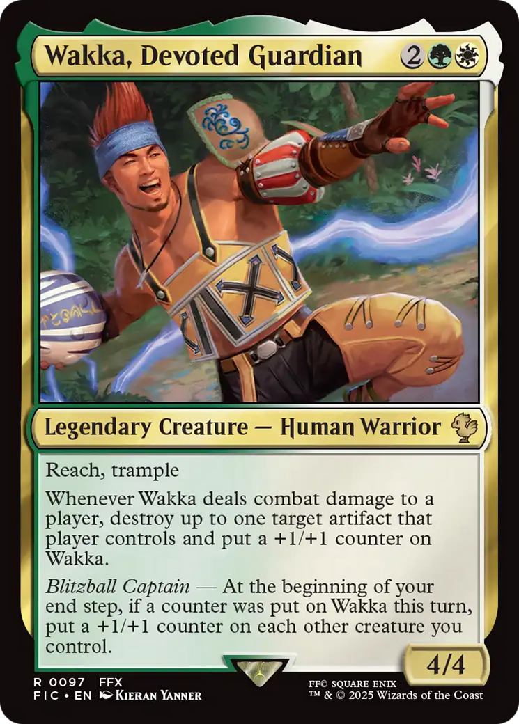 Wakka, Devoted Guardian [FINAL FANTASY Commander] | Black Swamp Games