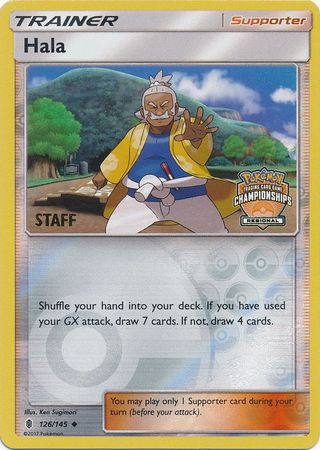 Hala (126/145) (Regional Championship Promo Staff) [Sun & Moon: Guardians Rising] | Black Swamp Games