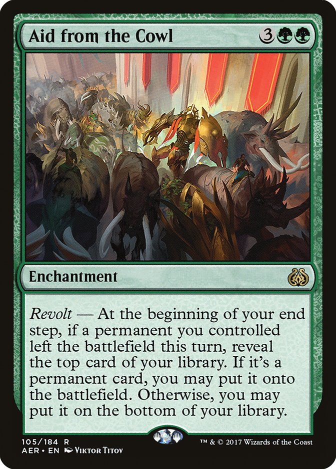Aid from the Cowl [Aether Revolt] | Black Swamp Games