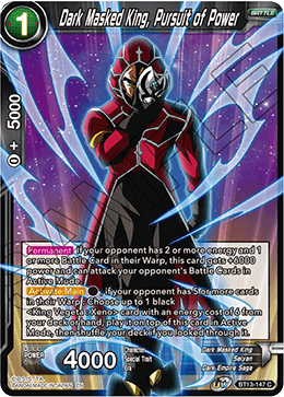 Dark Masked King, Pursuit of Power (Common) (BT13-147) [Supreme Rivalry] | Black Swamp Games