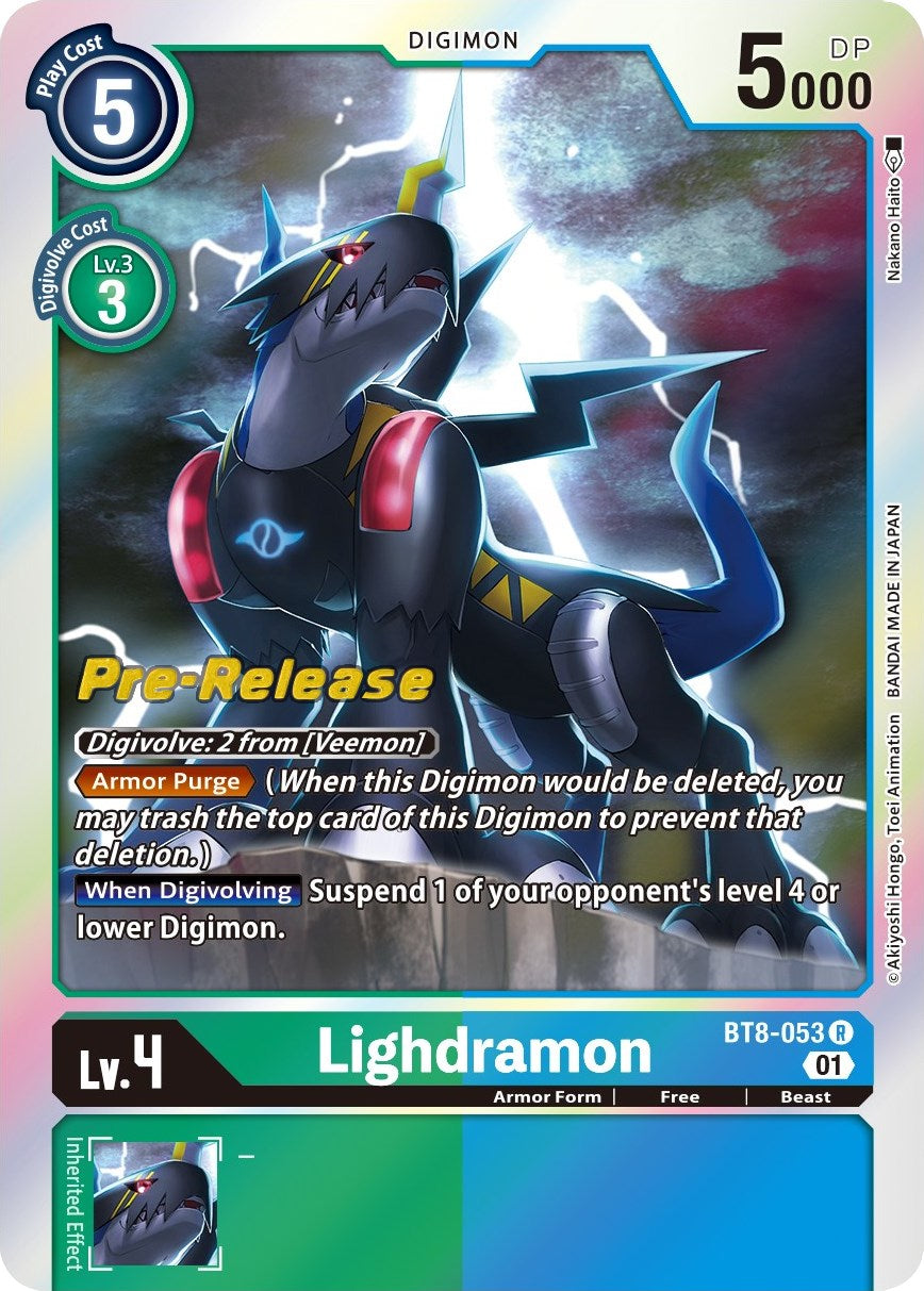 Lighdramon [BT8-053] [New Awakening Pre-Release Cards] | Black Swamp Games