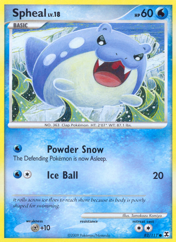 Spheal (82/111) [Platinum: Rising Rivals] | Black Swamp Games