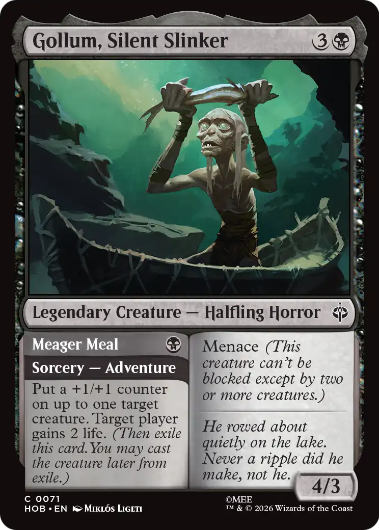 Gollum, Silent Slinker [The Hobbit] | Black Swamp Games
