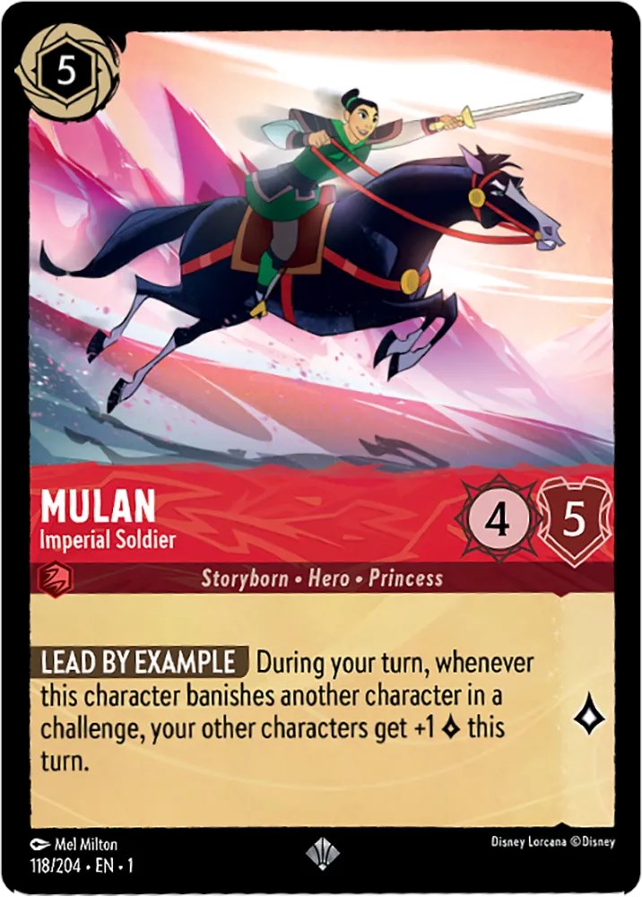 Mulan - Imperial Soldier (Oversized) (118/204) [The First Chapter] | Black Swamp Games