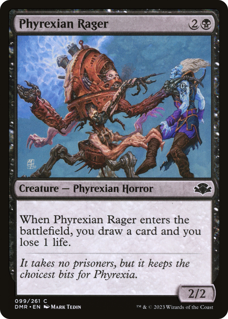 Phyrexian Rager [Dominaria Remastered] | Black Swamp Games