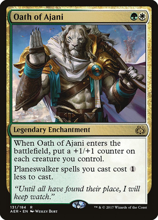 Oath of Ajani [Aether Revolt] | Black Swamp Games