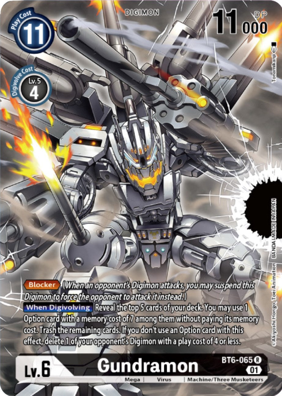 Gundramon [BT6-065] (Digimon Card Game Deck Box Set) [Double Diamond Promos] | Black Swamp Games