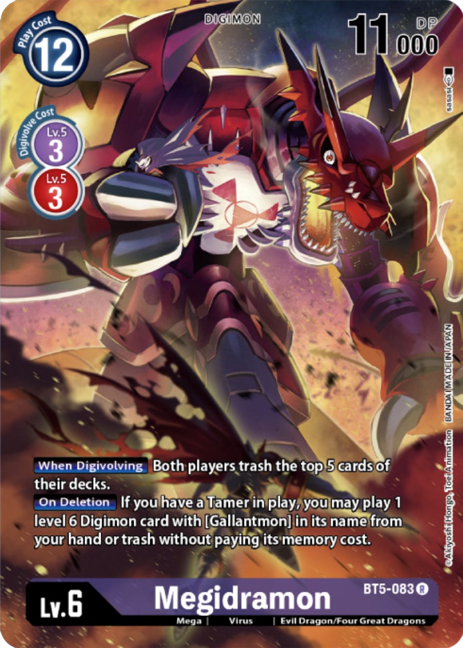 Megidramon [BT5-083] (Digimon Card Game Deck Box Set) [Battle of Omni Promos] | Black Swamp Games