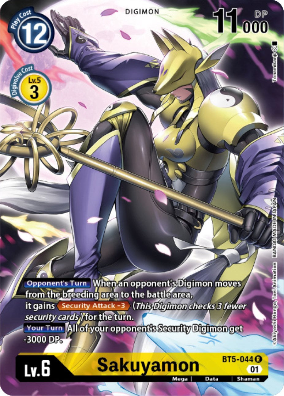 Sakuyamon [BT5-044] (Digimon Card Game Deck Box Set) [Battle of Omni Promos] | Black Swamp Games