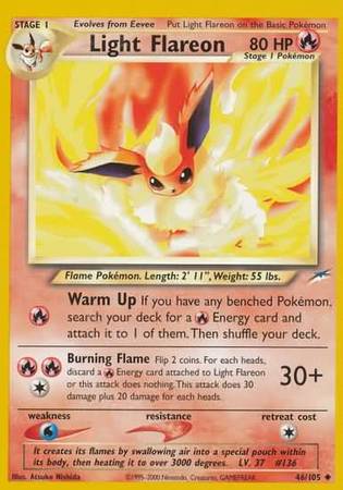 Light Flareon (46/105) [Neo Destiny Unlimited] | Black Swamp Games